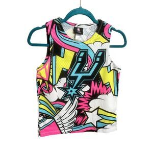 NBA Team Apparel Youth San Antonio Spurs Sz S Jersey Pop Culture Basketball